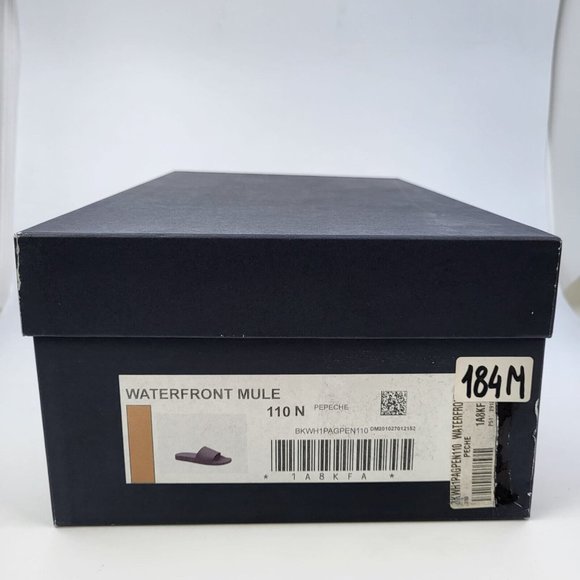 Louis Vuitton Men's Orange Monogram Waterfront Mule Sandals - Picture 14 of 15